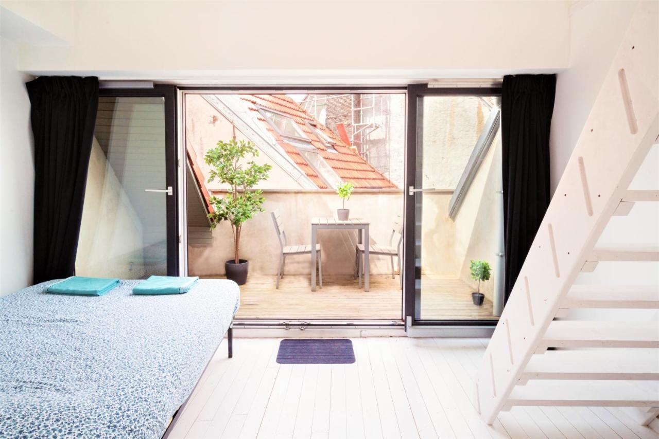 Beautiful Terrace Apartment In The Heart Of Антверпен Екстериор снимка